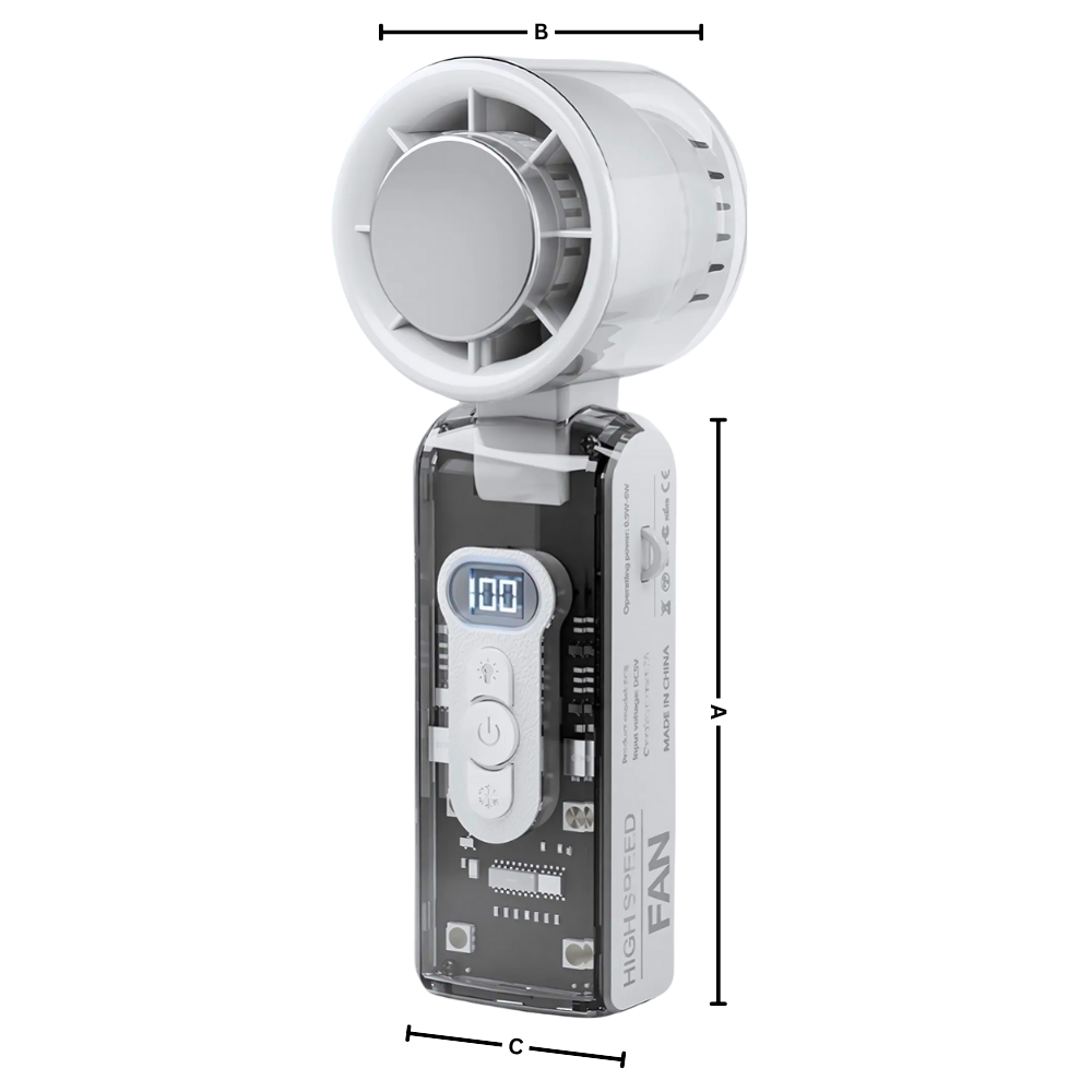 Mini ventilador con turbo - Ozerty