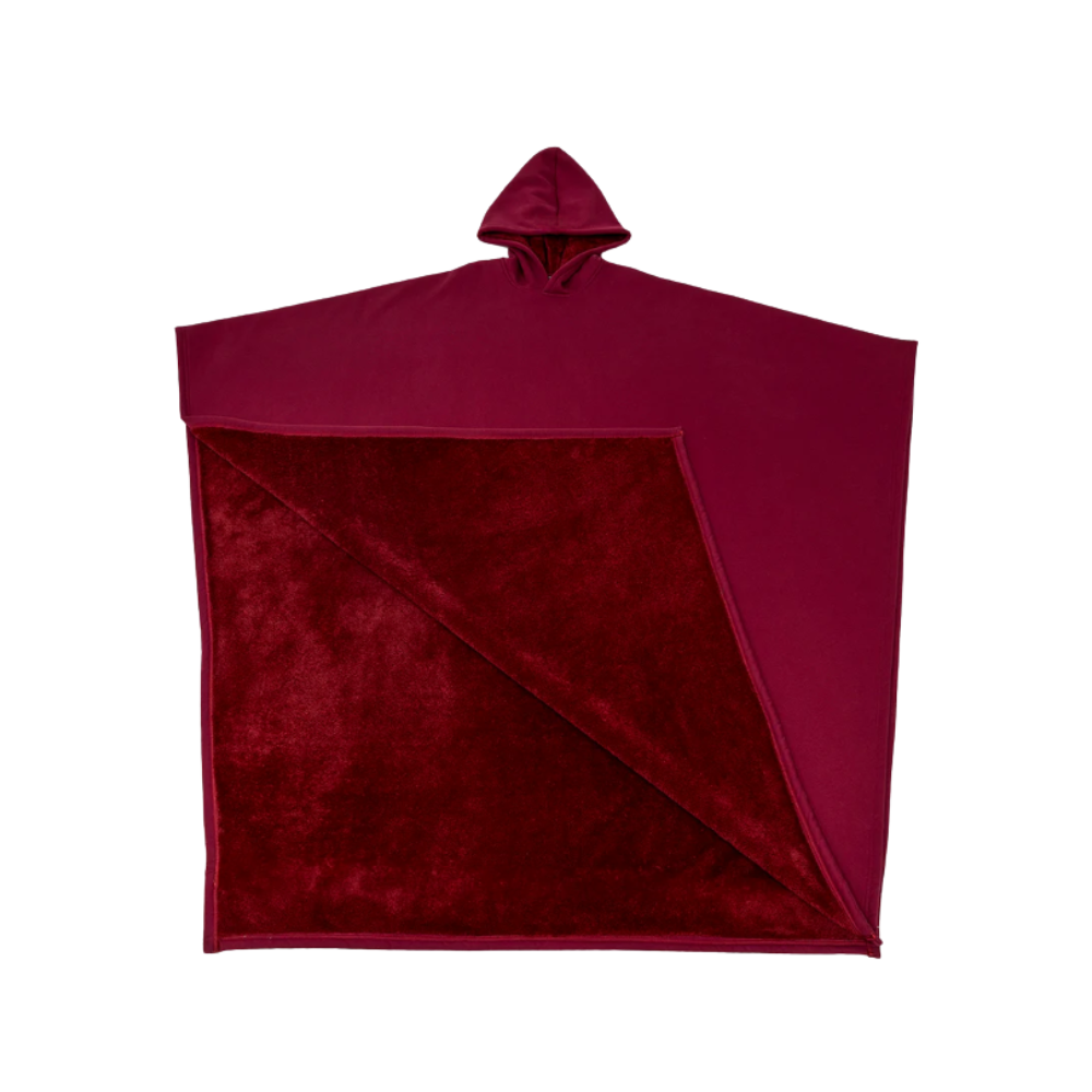 Sudadera con capucha y peso relajante -Rojo - Ozerty