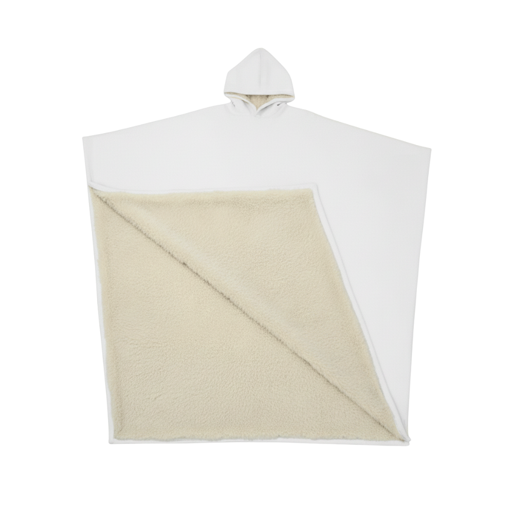 Sudadera con capucha y peso relajante -Blanco - Ozerty