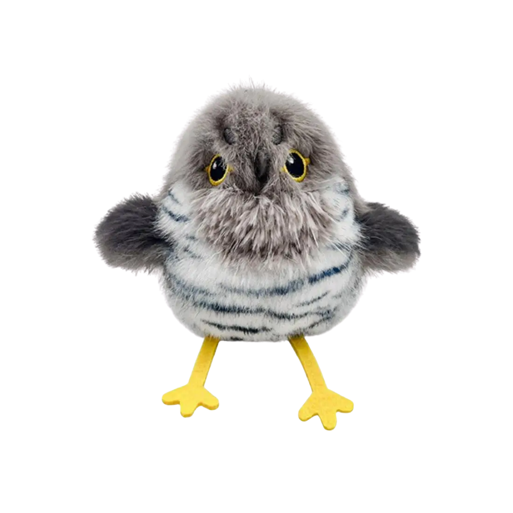 Juguete (pájaro) interactivo y realista para gatos  -Pollito gris - Ozerty