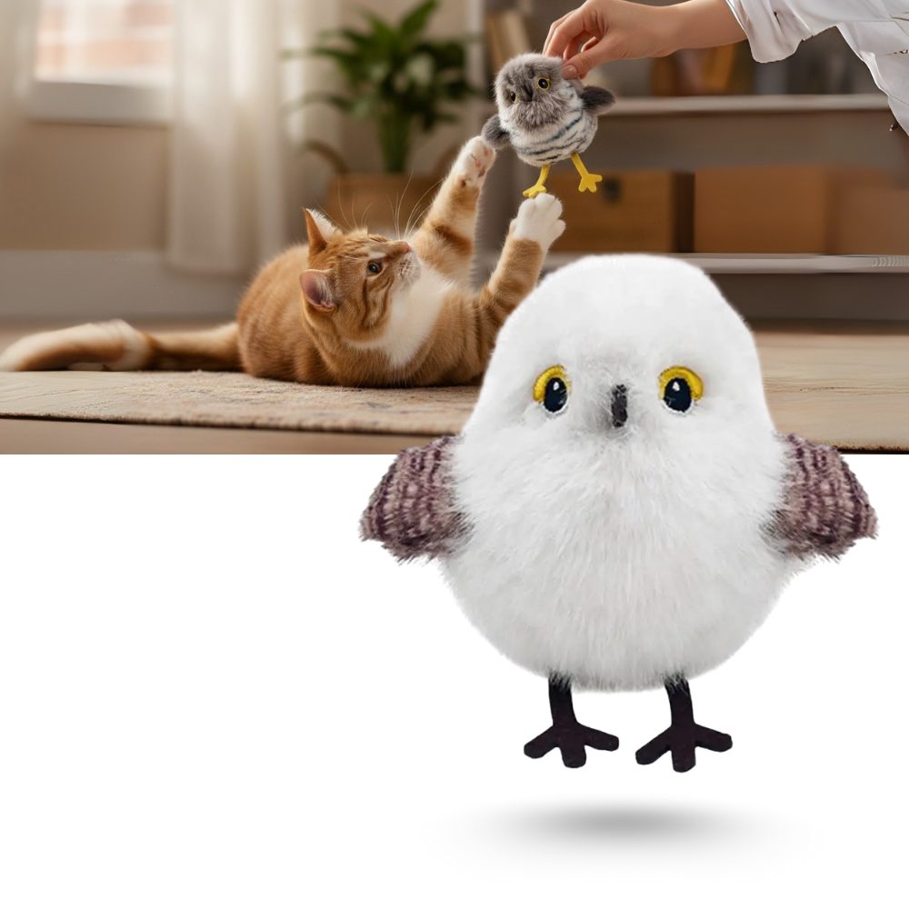 Juguete (pájaro) interactivo y realista para gatos  - Ozerty