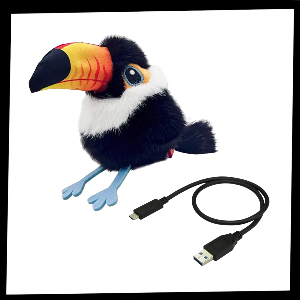 Juguete (pájaro) interactivo y realista para gatos  - Ozerty