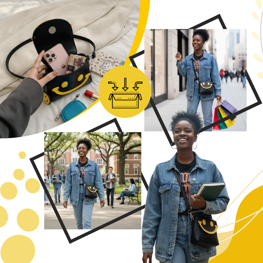 Bolso bandolera Cheerful Smile - Ozerty