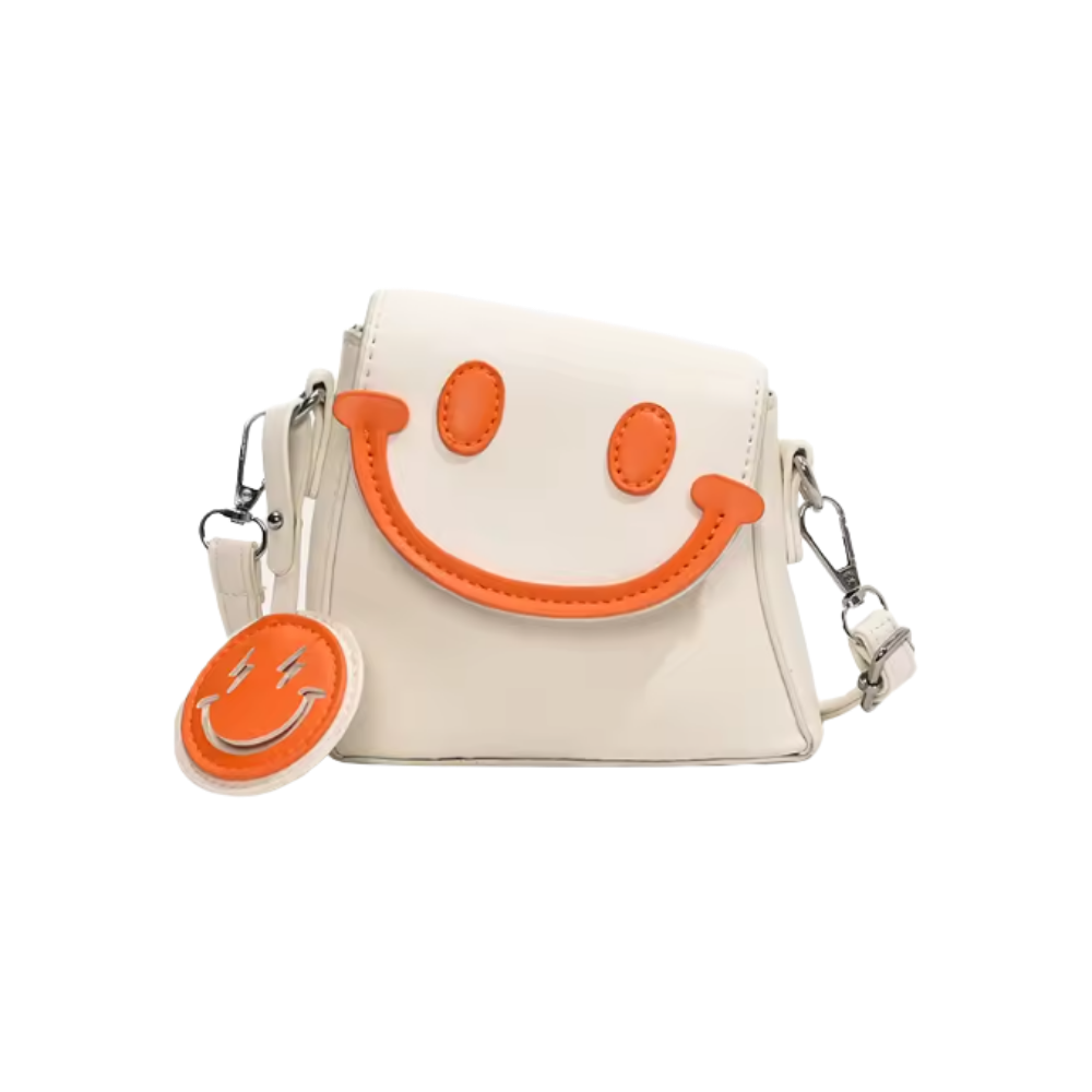 Bolso bandolera Cheerful Smile -Blanco - Ozerty