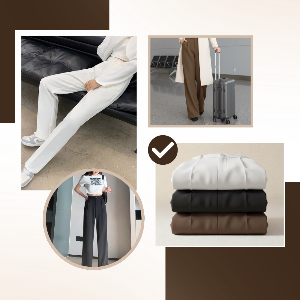 Pantalones anchos Chic Composure - Ozerty