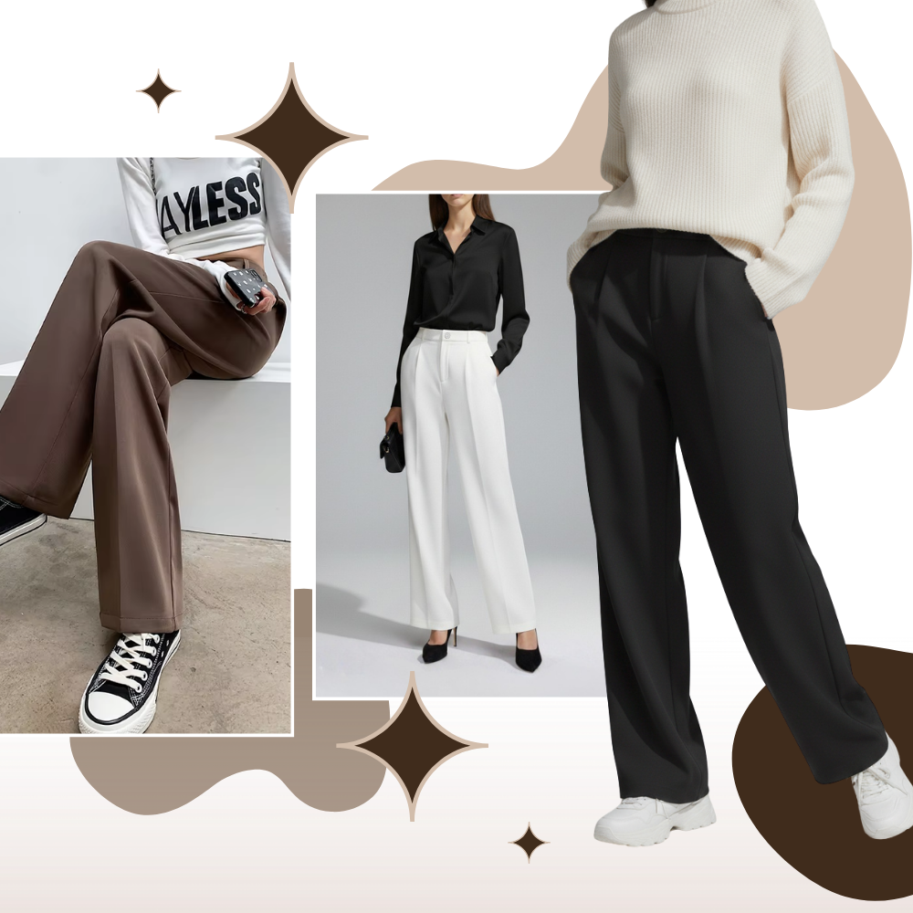 Pantalones anchos Chic Composure - Ozerty