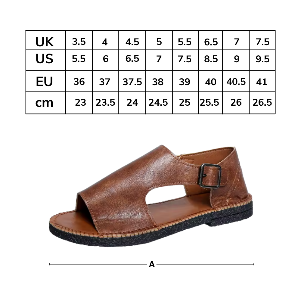 Sandalias ortopédicas vintage elegantes - Ozerty