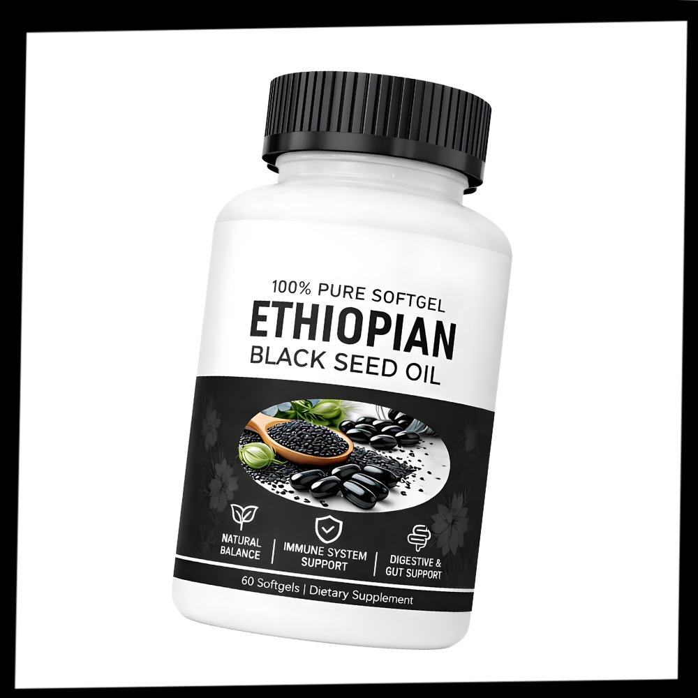 Cápsulas de aceite de semilla negra prensado en frío - Ozerty