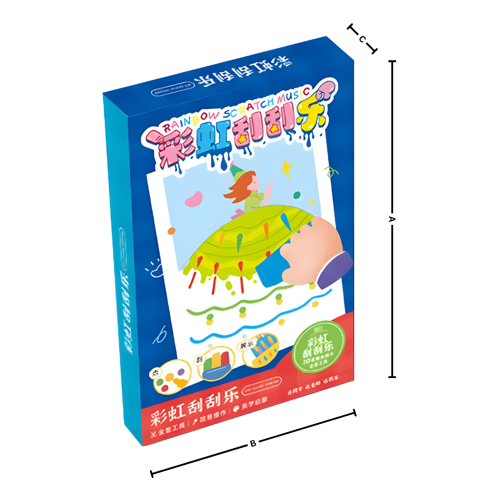 Colorida pintura artística con rasqueta - Ozerty