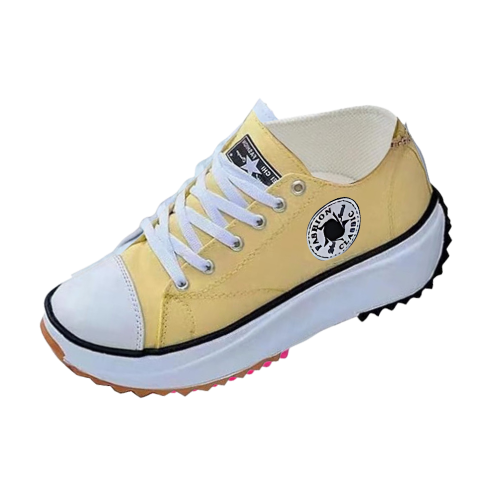 Sneakers de tela antideslizantes y con plataforma

 -Amarillo/EU35/US5/UK2Amarillo/EU36/US6/UK3Amarillo/EU37/US6.5/UK4Amarillo/EU38/US7.5/UK5Amarillo/EU39/US8.5/UK6Amarillo/EU40/US9/UK7Amarillo/EU41/US9.5/UK8Amarillo/EU42/US10/UK9 - Ozerty