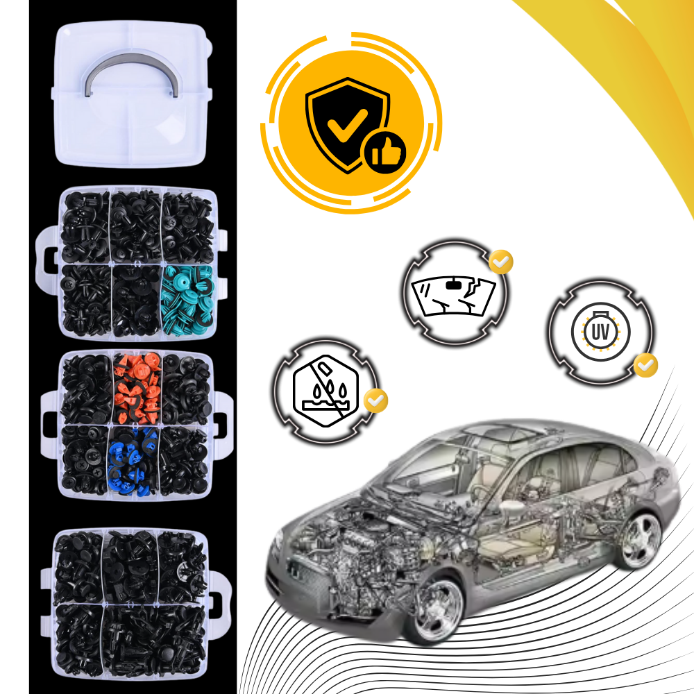 Kit completo de remaches para coche - Ozerty