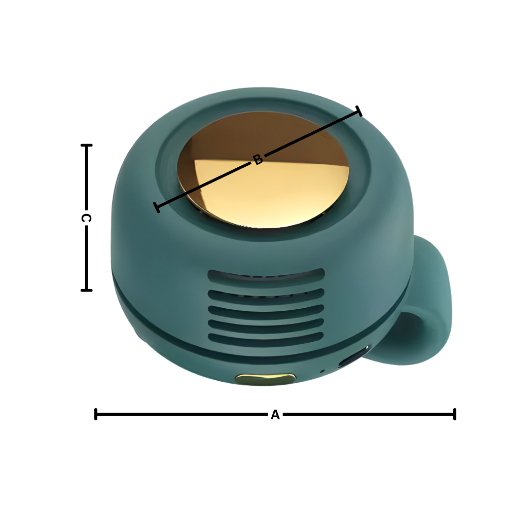 Ventilador de clip 360º, cómodo y discreto - Ozerty