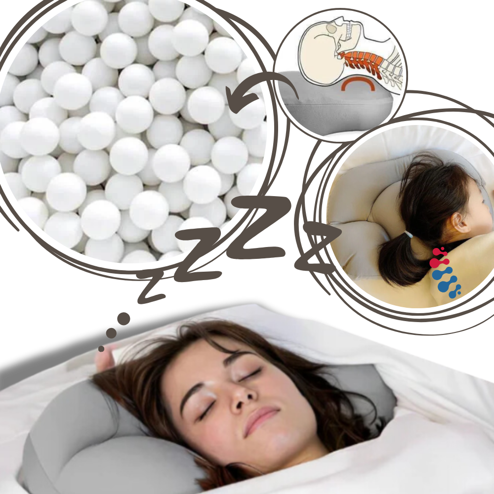 Almohada de microesferas refrigerantes con forma de nube - Ozerty