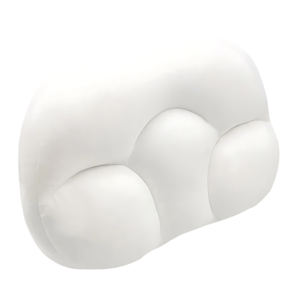 Almohada de microesferas refrigerantes con forma de nube -Blanco - Ozerty