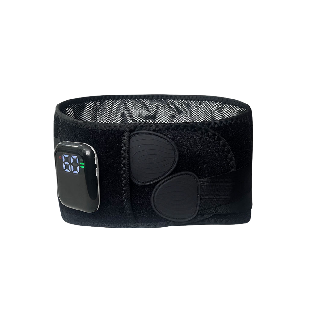 Masaje térmico para la ciática con corsé -Negro - Ozerty
