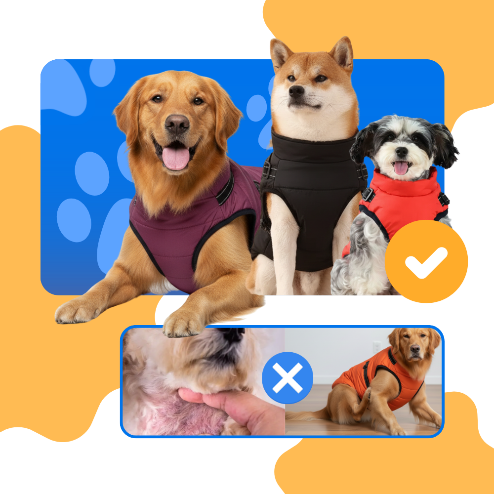 Arnés para perros Cozy Dog con chaqueta de invierno - Ozerty