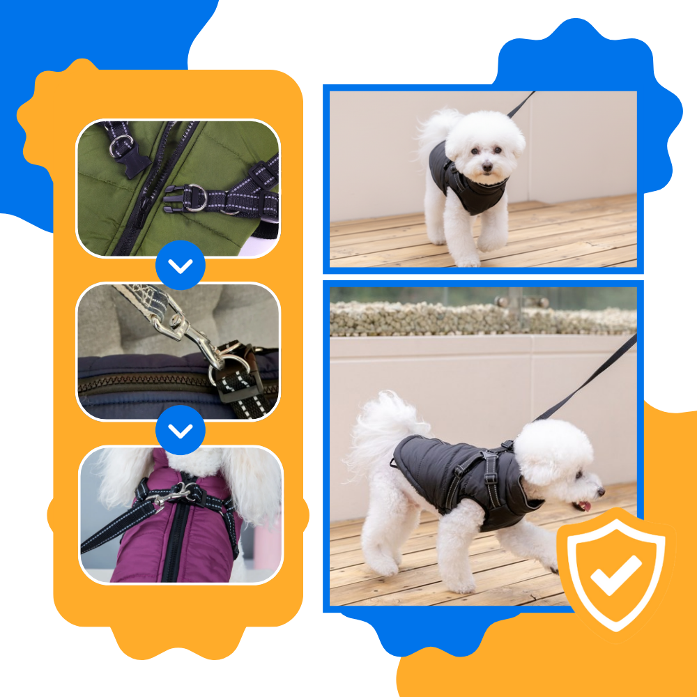 Arnés para perros Cozy Dog con chaqueta de invierno - Ozerty