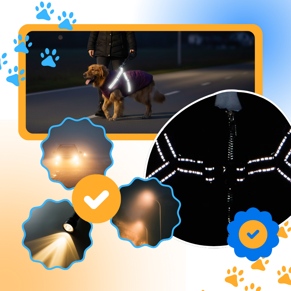 Arnés para perros Cozy Dog con chaqueta de invierno - Ozerty