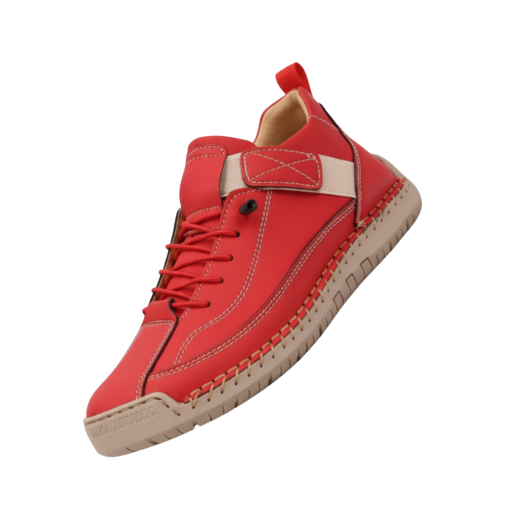 Zapatillas ortopédicas Cradled Walk -Rojo para hombre - Ozerty