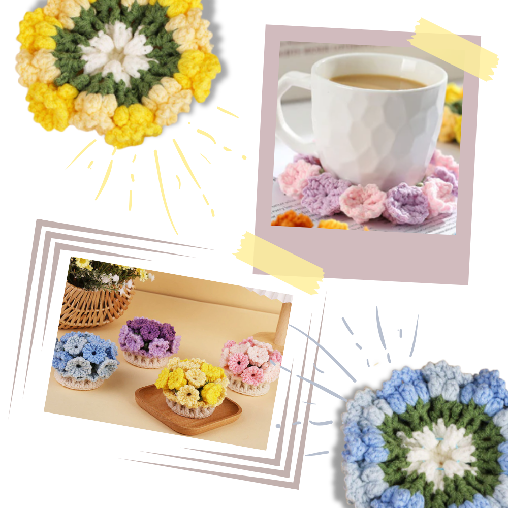 Set de posavasos creativos DIY

 - Ozerty