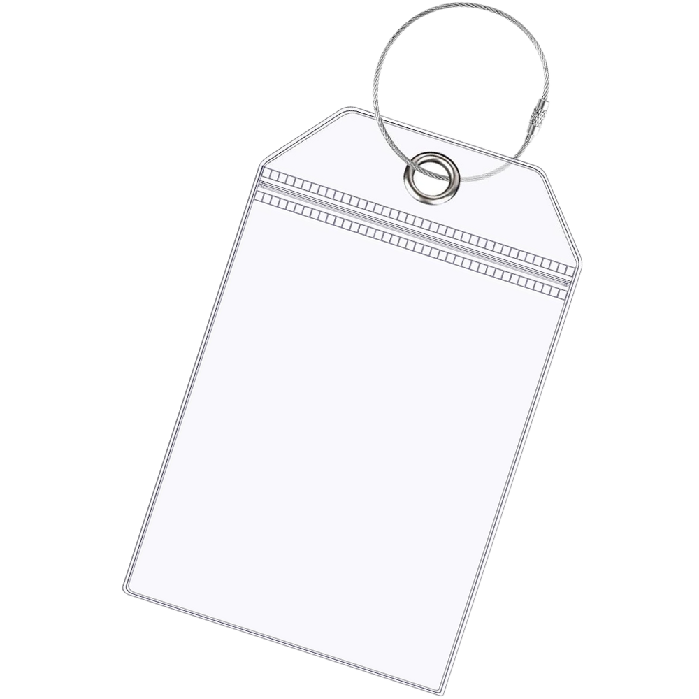 Etiqueta de equipaje impermeable personalizada -8 unidades - Ozerty