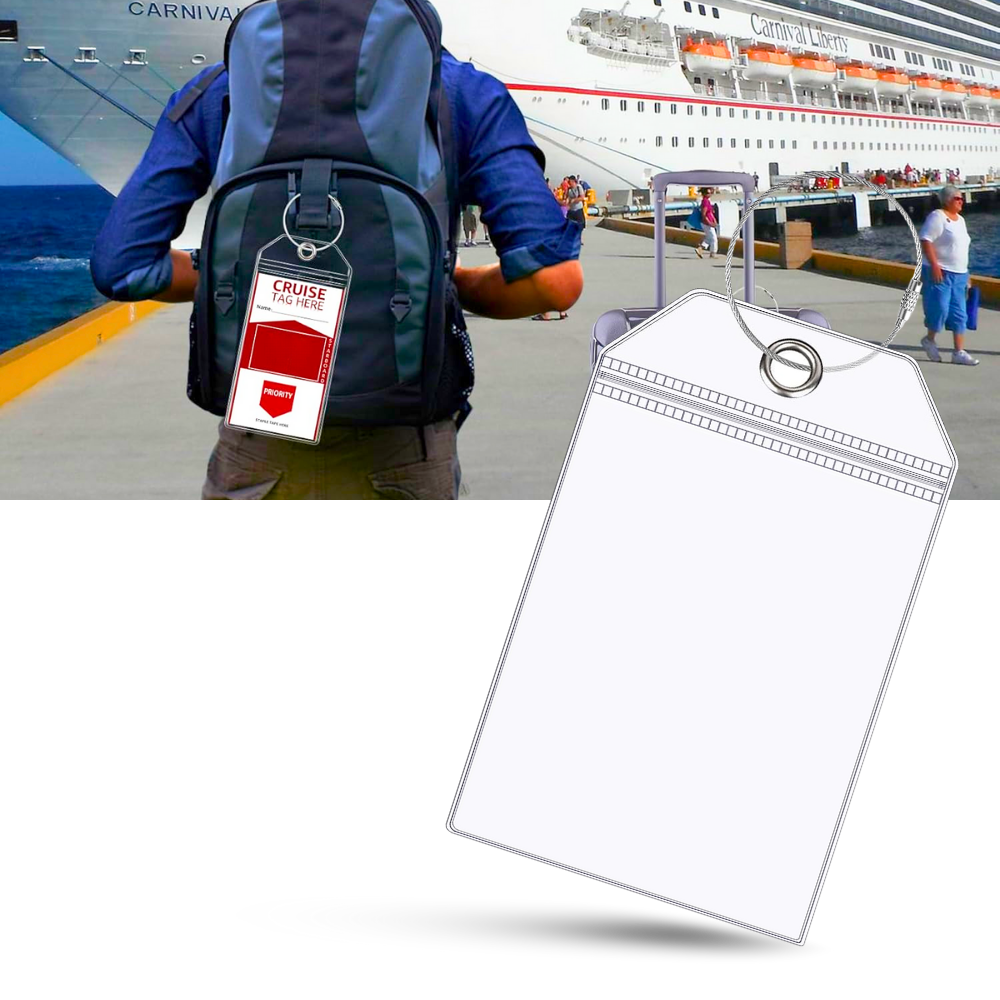 Etiqueta de equipaje impermeable personalizada - Ozerty