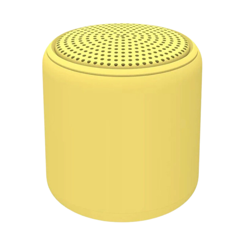 Mini altavoz Bluetooth Deep Bass -Amarillo brillante - Ozerty