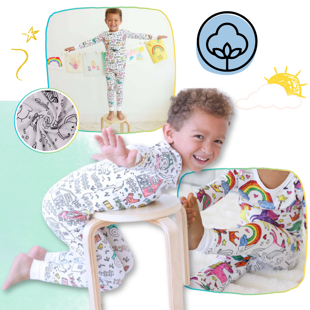 Pijama coloreable - Ozerty