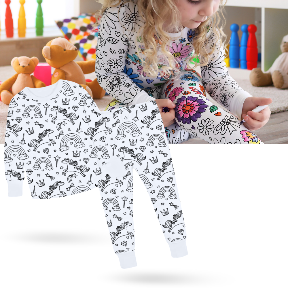 Pijama coloreable - Ozerty