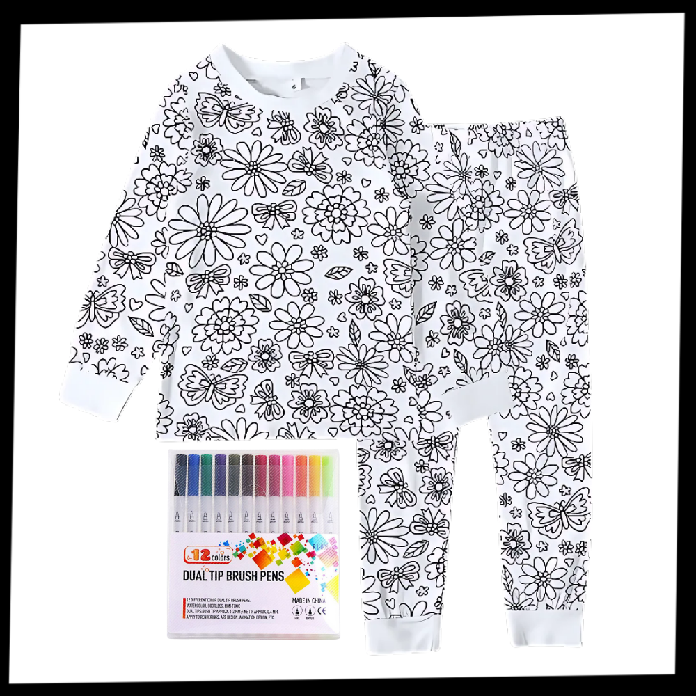 Pijama coloreable - Ozerty