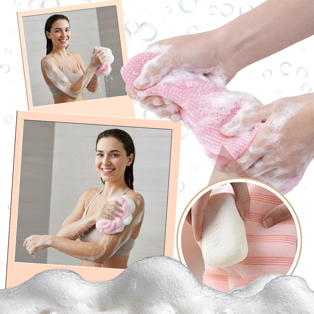 Toallita exfoliante de doble textura - Ozerty