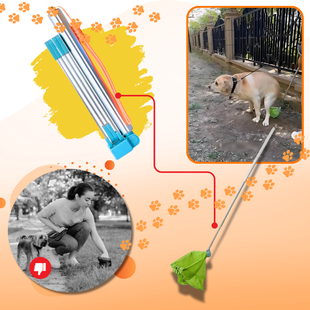 Recogedor extensible para excrementos de perro - Ozerty