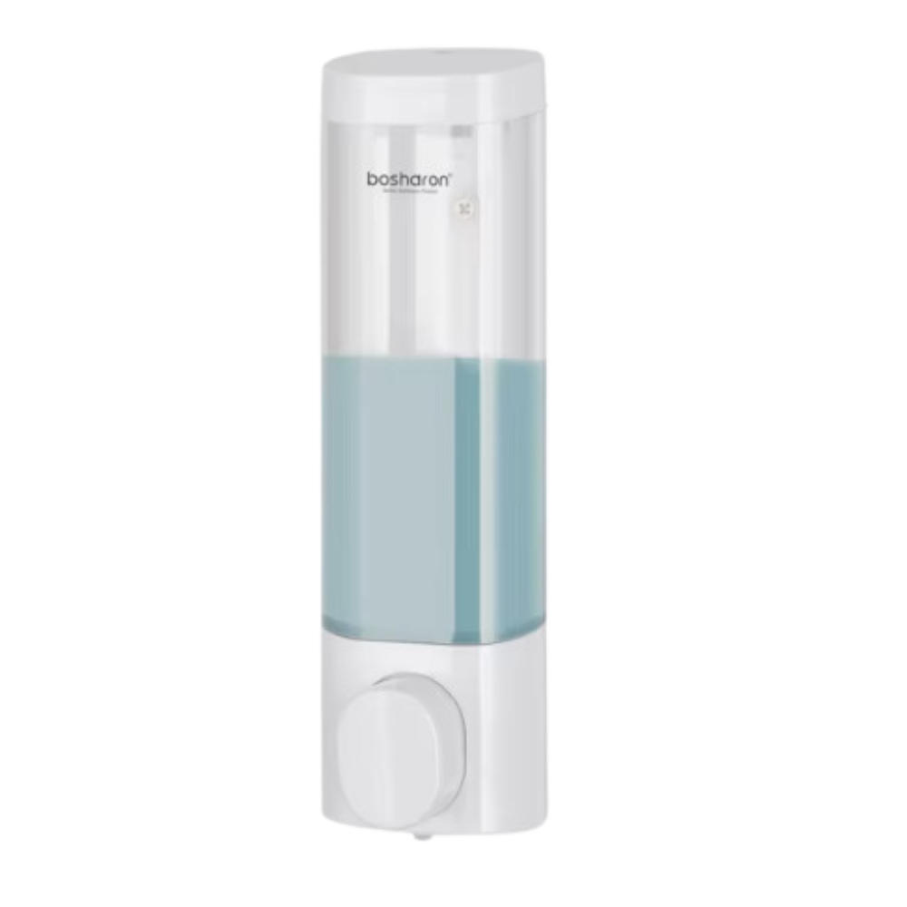 Dispensador de jabón de pared

 -Blanco transparente - Ozerty