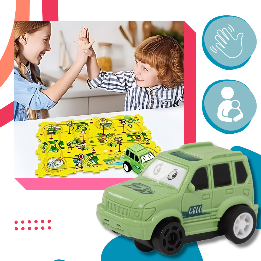 Circuito de juguete educativo para coches eléctricos 

 - Ozerty