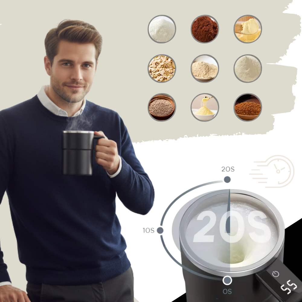 Taza inteligente con agitación automática - Ozerty