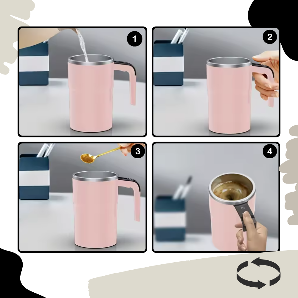 Taza inteligente con agitación automática - Ozerty