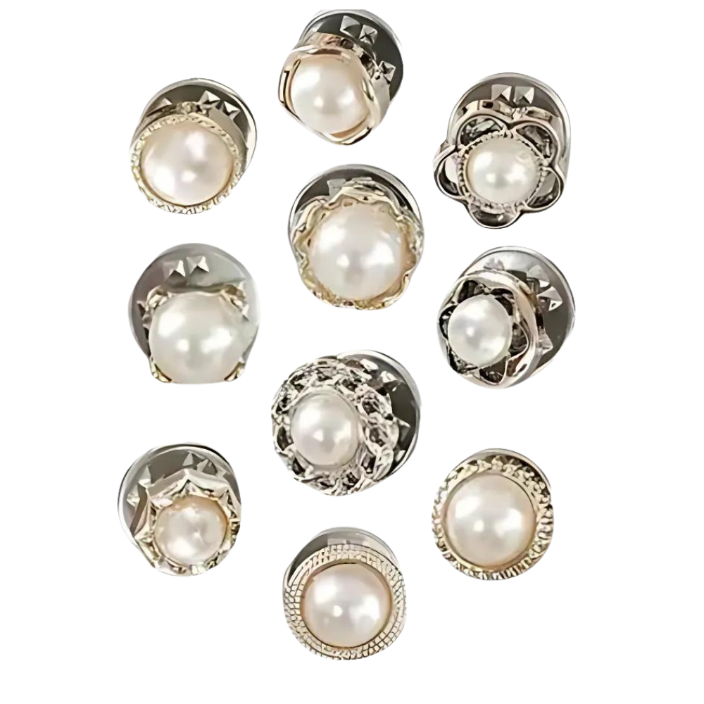 Elegantes broches de botón sin costura

 -Perlas - Ozerty