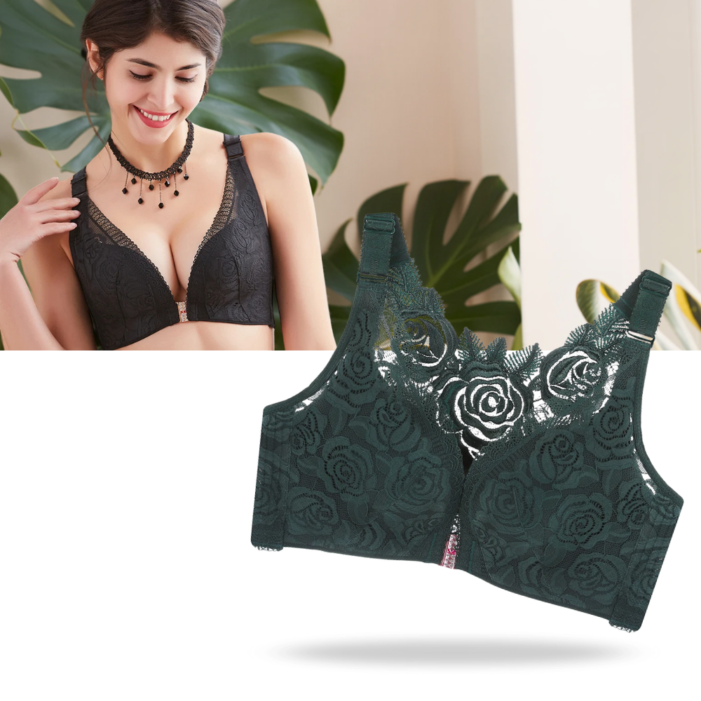 Elegante sujetador push-up de encaje  - Ozerty