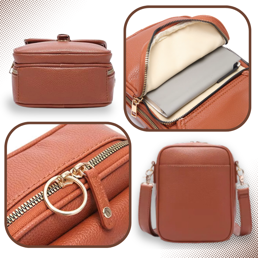 Bolso cruzado vintage estilo todo en uno - Ozerty