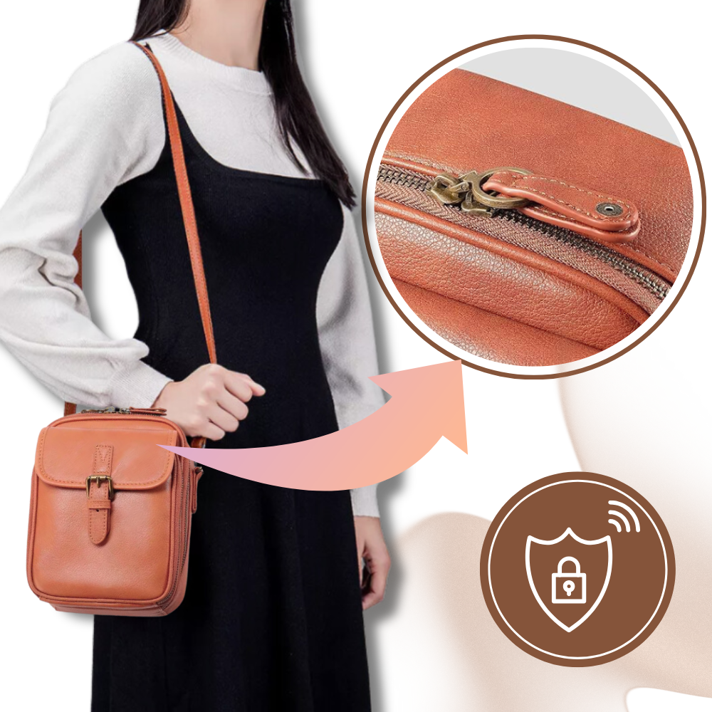Bolso cruzado vintage estilo todo en uno - Ozerty