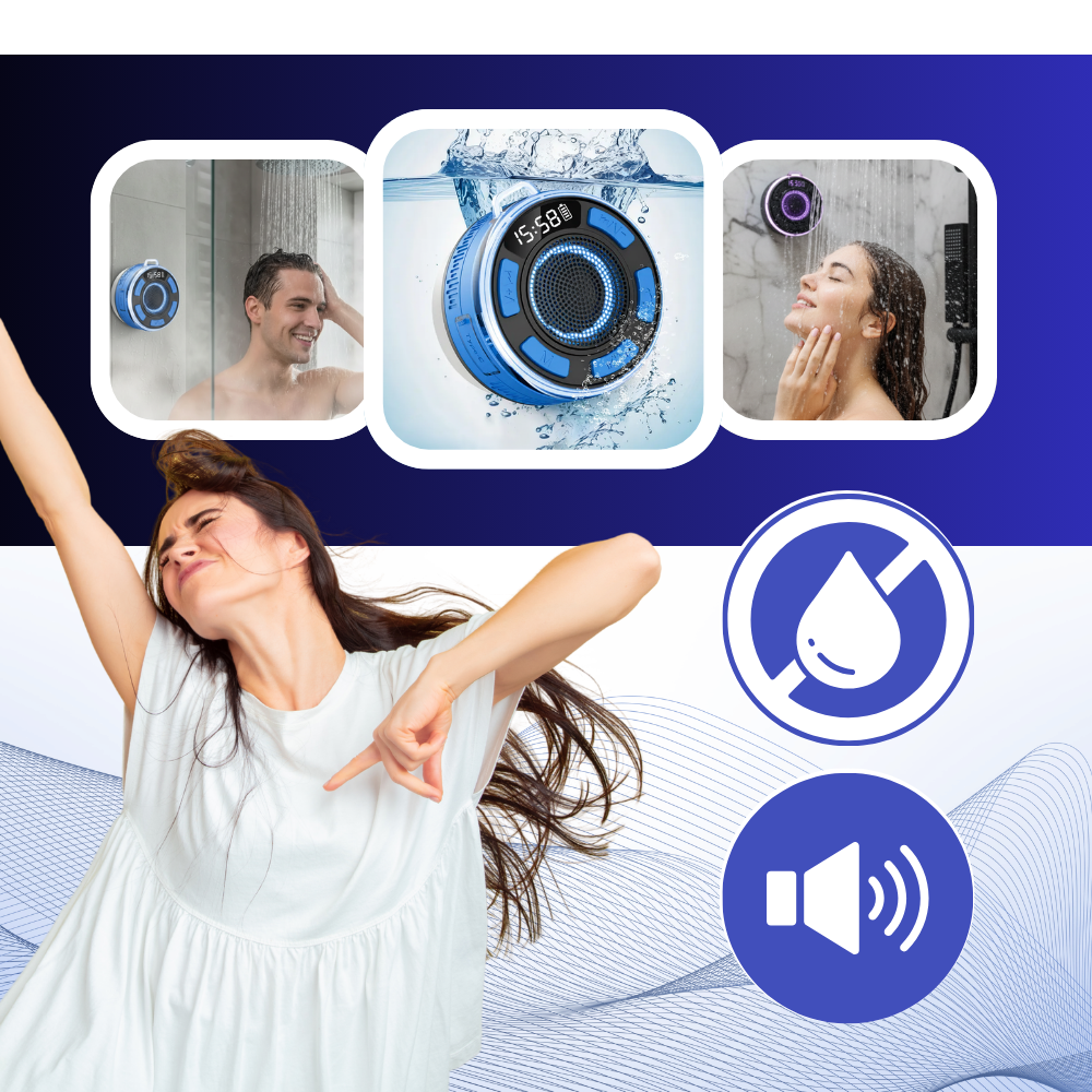 Potente equipo de sonido para el baño - Ozerty