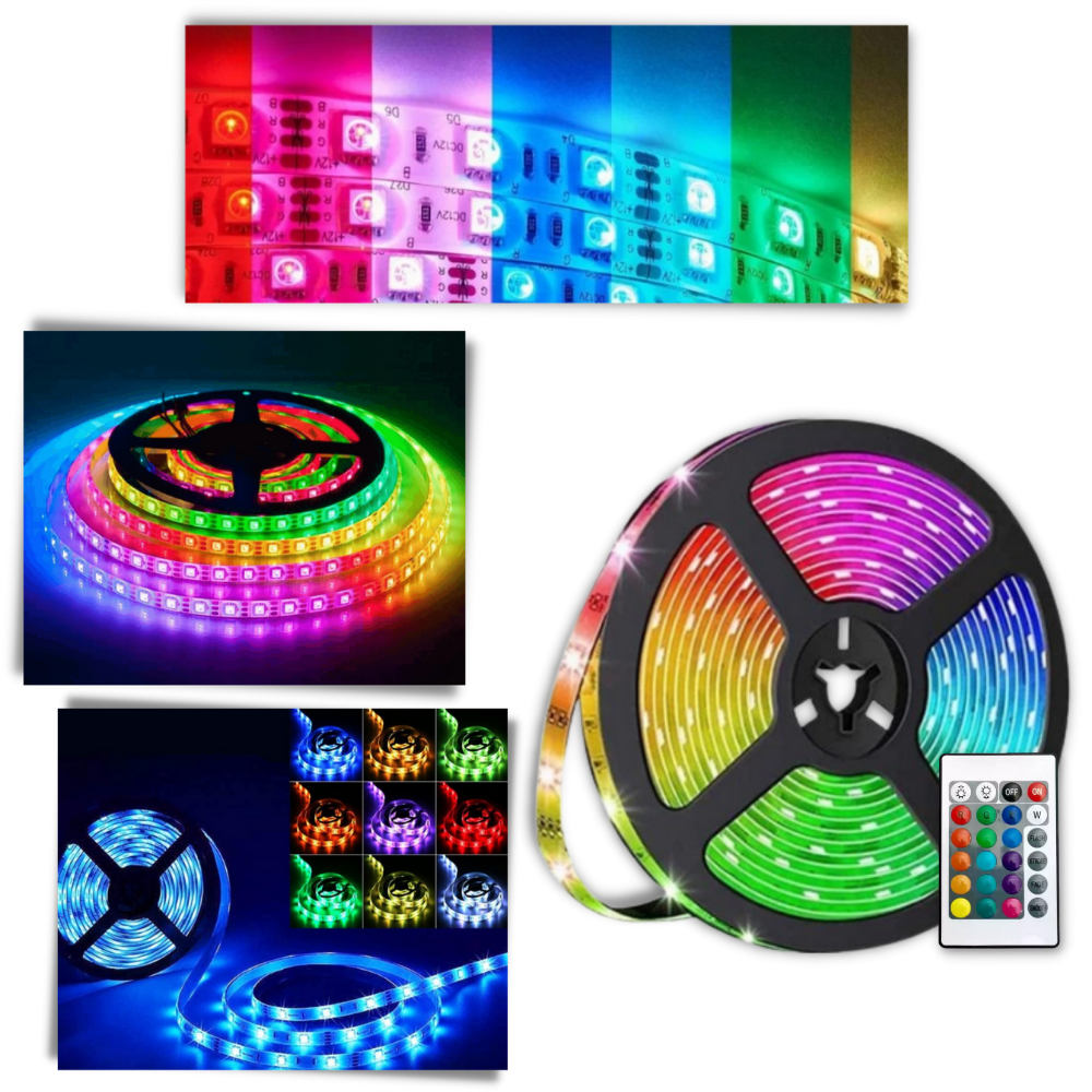 Tira LED RGB de bajo consumo

 - Ozerty