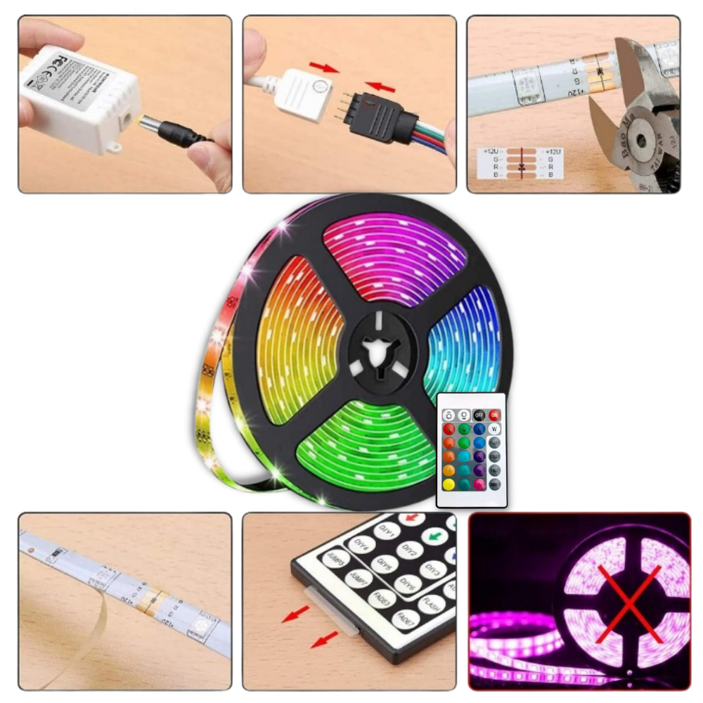 Tira LED RGB de bajo consumo

 - Ozerty