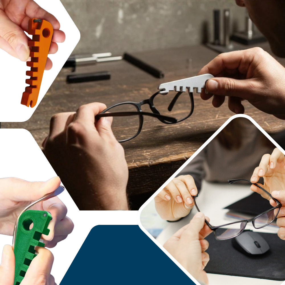 Estructura ergonómica Herramienta de ajuste de gafas de seguridad - Ozerty