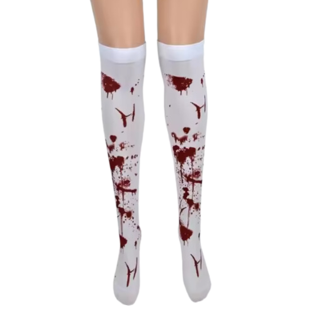 Calcetines de compresión para Halloween -Explosión de sangre - Ozerty