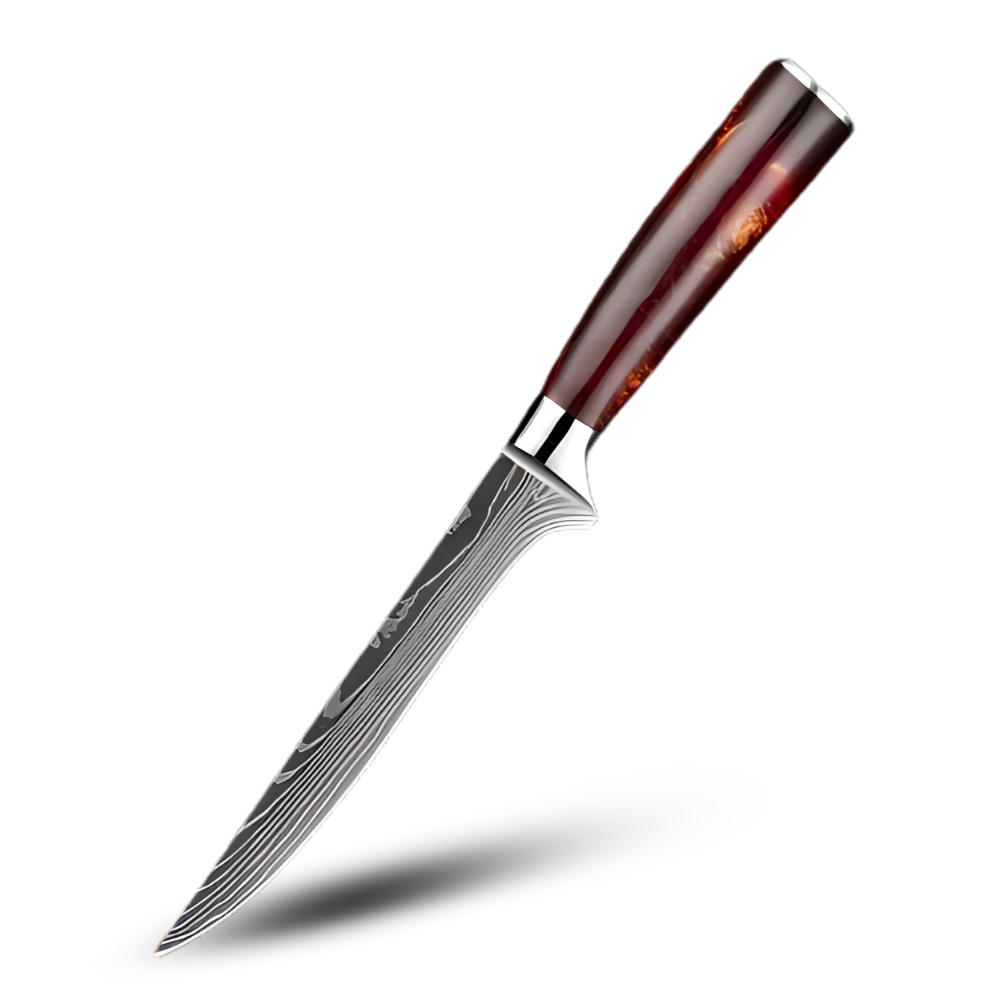 Cuchillos japoneses de la colección Fire Land

 -Honesuki - Cuchillo deshuesador 15cm - Ozerty