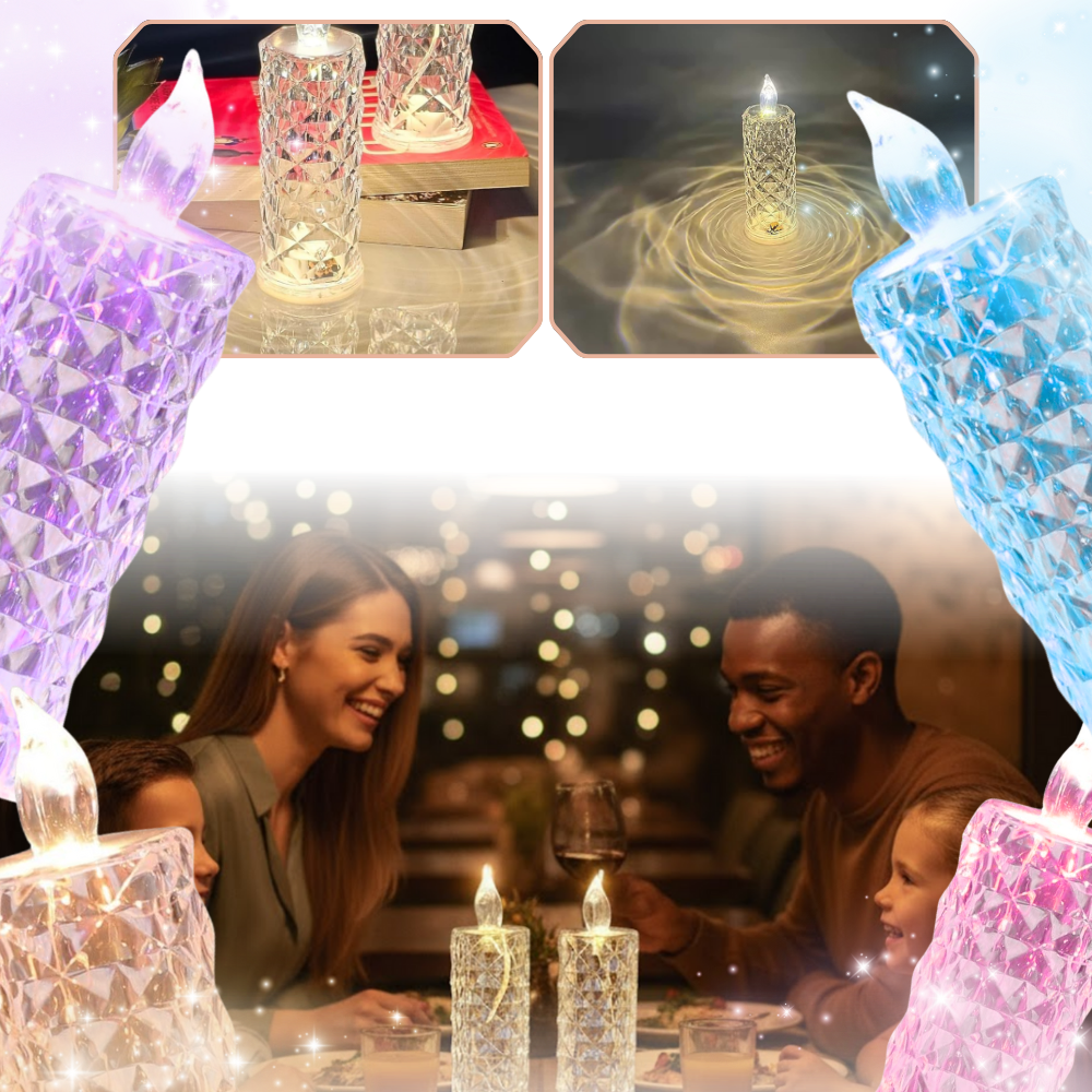 Lámpara de cristal sin llama - Ozerty