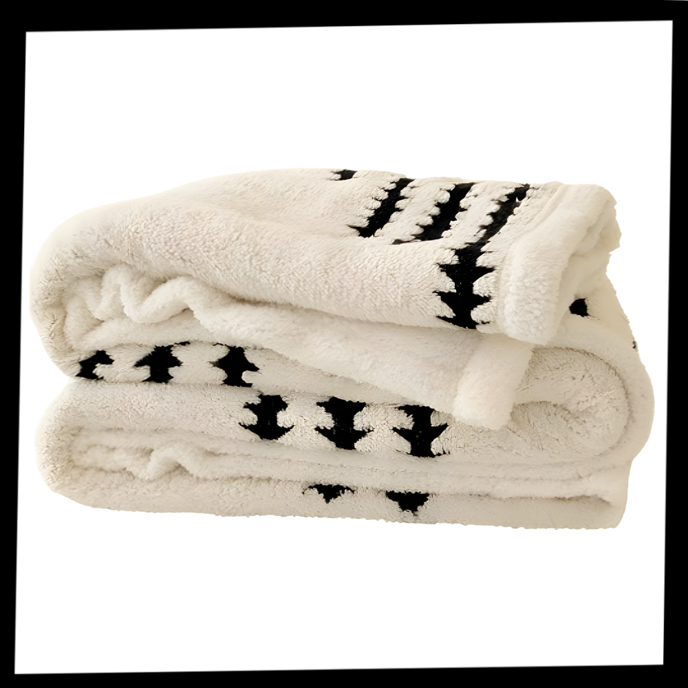 Manta de invierno Jacquard mullida - Ozerty