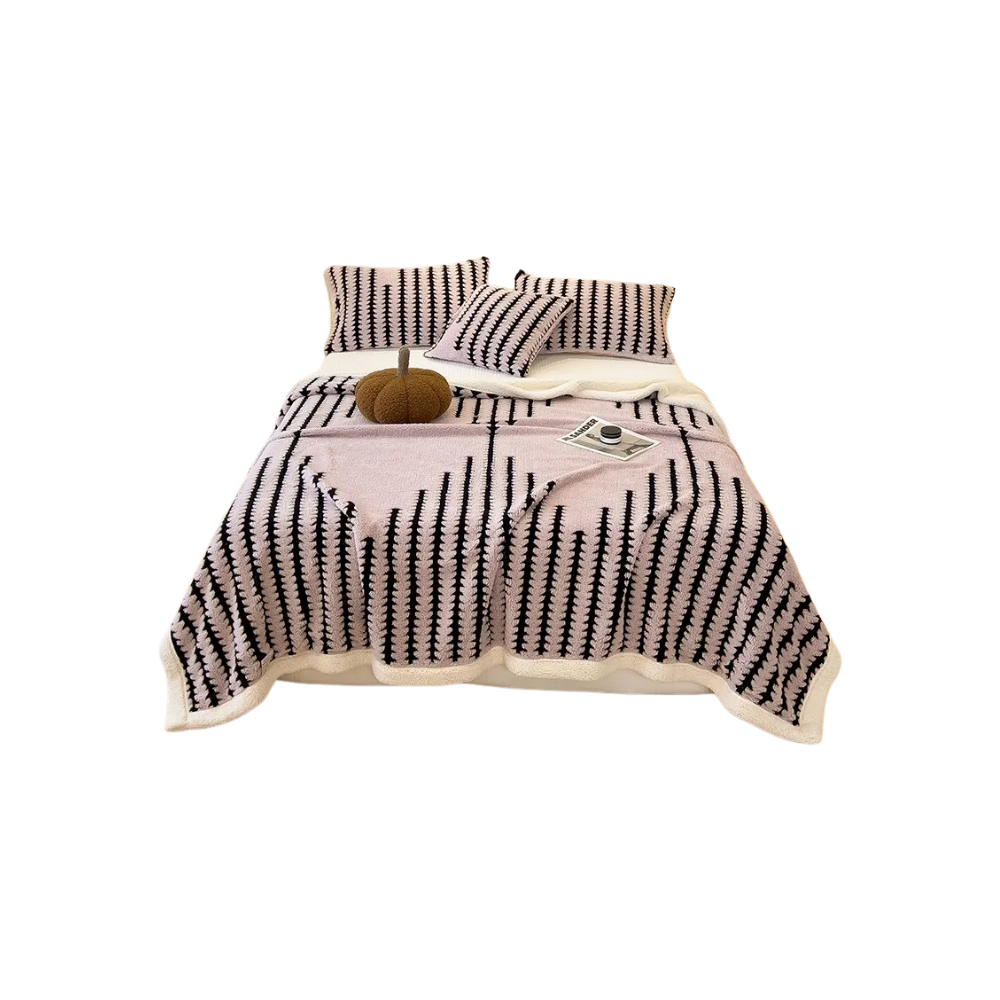Manta de invierno Jacquard mullida