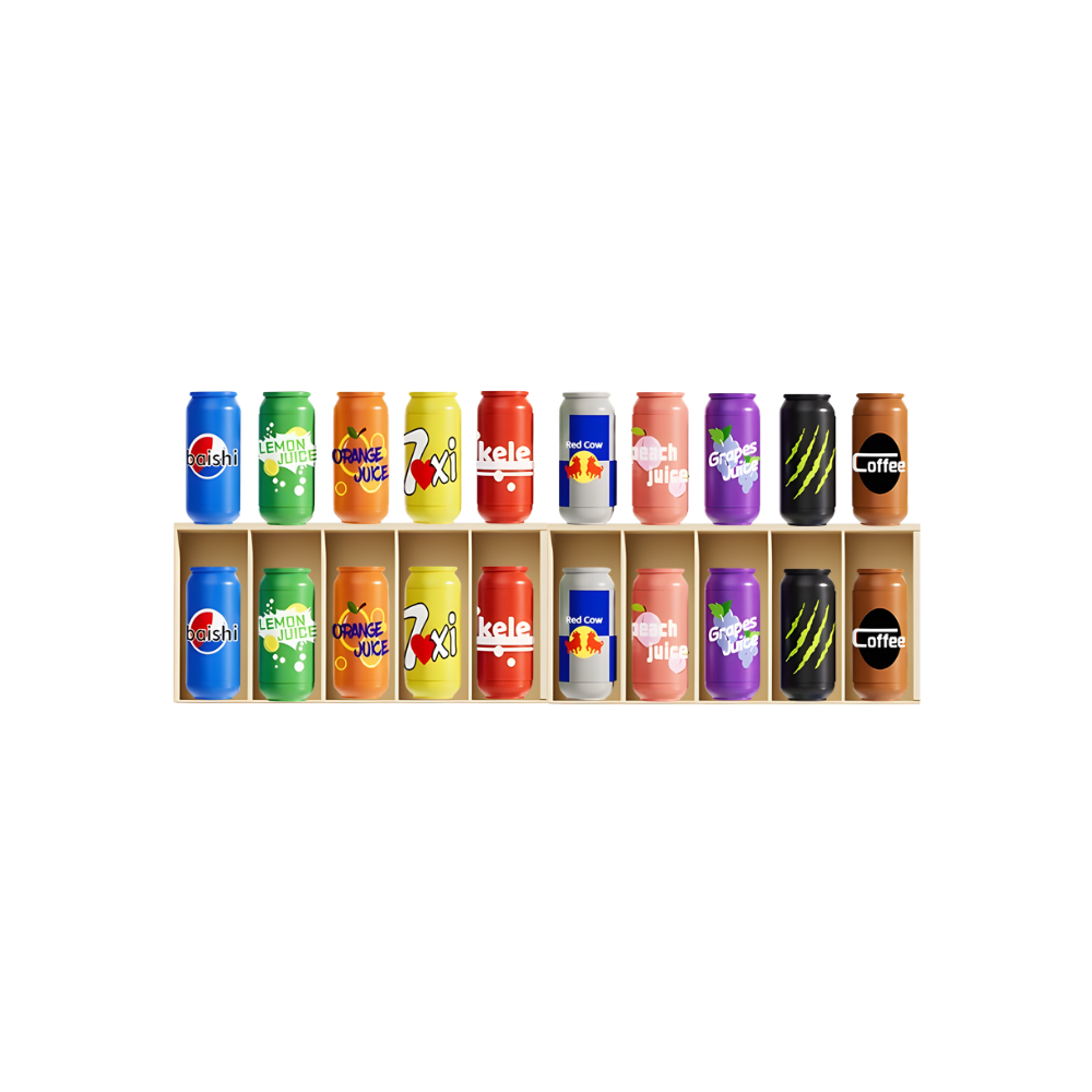 Divertido juego de adivinar botellas para mejorar la memoria -Grande - Ozerty